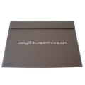Quality PU Leather Desk Pad with Magnet Top Panel and Pen Slot